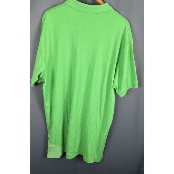 Polo Ralph Lauren Shirt Mens XL Green Short‎ Sleeve Pink Horse  Golf - Picture 4 of 6